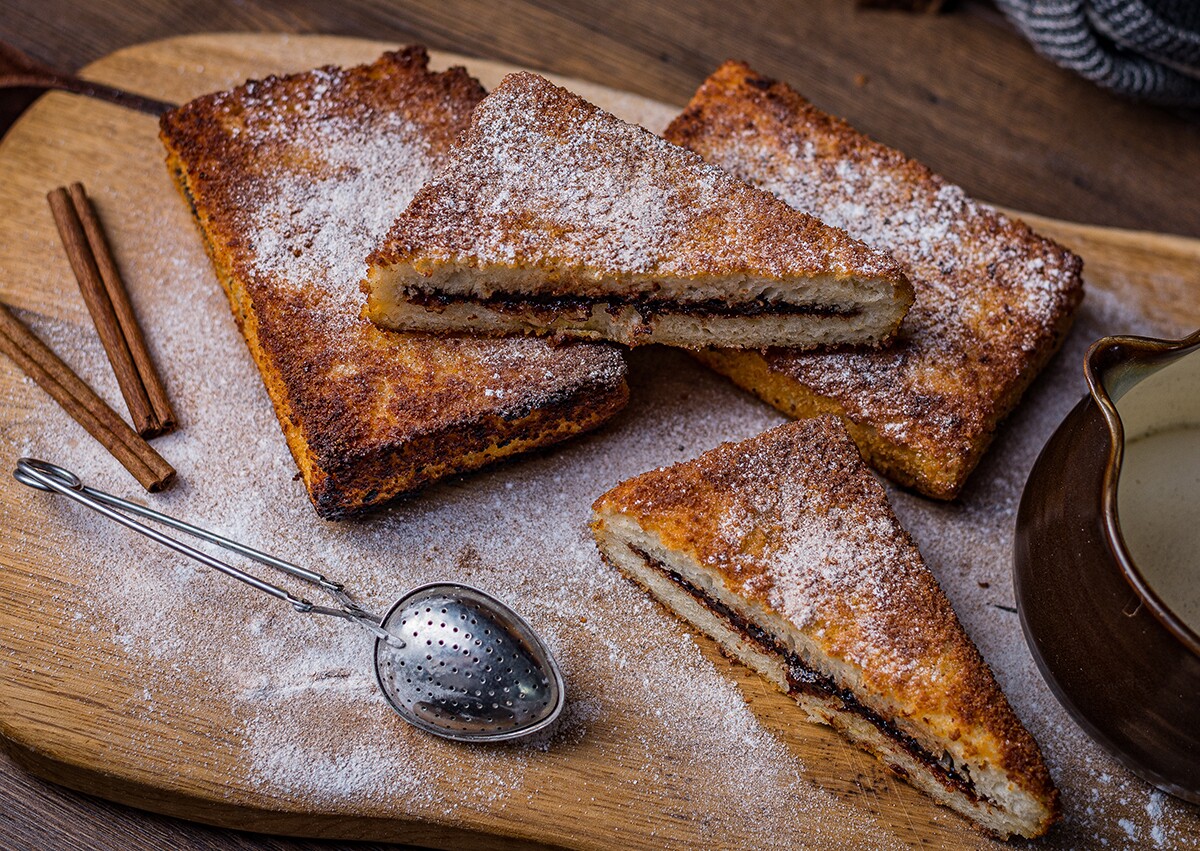 Pâinea spaniolească sau friganele next level, un fel de burgeri dulci