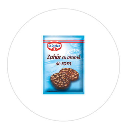 Zahăr cu aromă de rom